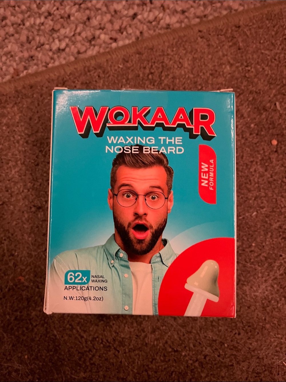 Wokaar Nasal & Beard Waxing Kit for Men — Blue